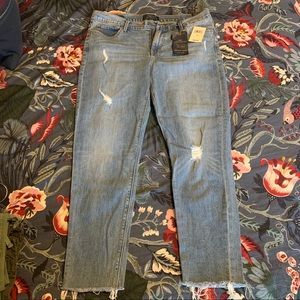 NWT Lucky Brand Mid-Rise Brooke Capri
